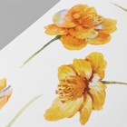 Наклейка пластик интерьерная цветная "Желтые цветы" 30х90 см - Фото 2