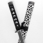 Сувенирное оружие «Катана на подставке»  ножны под леопарда, светлый  89см - Фото 4
