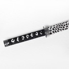 Сувенирное оружие «Катана на подставке»  ножны под леопарда, светлый  89см - Фото 6