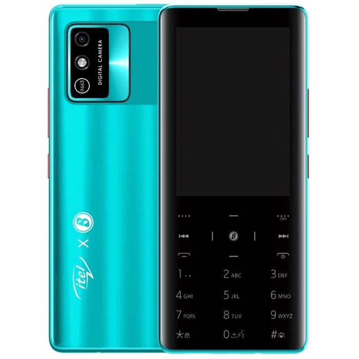 Сотовый телефон Itel it663, 3.5", 2 sim, 16Мб, microSD, 2400 мАч, зеленый - Фото 1