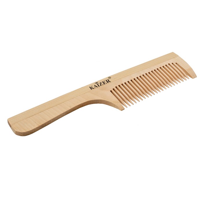 Расчёска деревянная для волос Kaizer, 22 зубчика - Фото 1