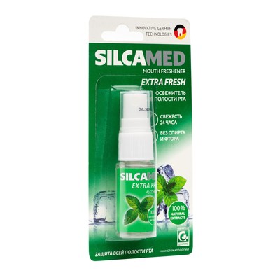 Освежитель для полости рта Silcamed Extra fresh, 15 мл