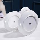 УЦЕНКА Блюдо для пирожных 3 яруса «Марбл», d=15/18/20 см, цвет белый - Фото 3