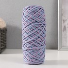 Шнур для вязания 35% хлопок,65% полипропилен 3 мм 85м/160±10 гр (Голубой/розовый) - фото 3436365