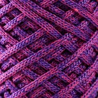 Шнур для вязания 35% хлопок,65% полипропилен 3 мм 85м/160±10 гр (Фуксия/фиолетовый) - Фото 3