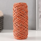 Шнур для вязания 35% хлопок,65% полипропилен 3 мм 85м/160±10 гр (Хаки/оранжевый) - фото 12287335