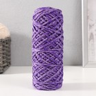 Шнур для вязания 35% хлопок,65% полипропилен 3 мм 85м/160±10 гр (Лаванда/фиолетовый) - фото 110108682