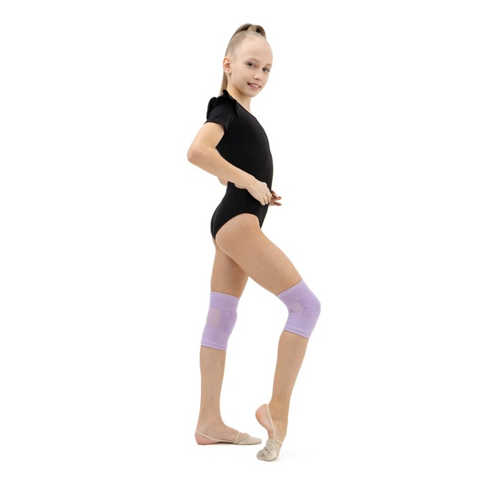 Наколенники для гимнастики и танцев Grace Dance №2, р. L, цвет сиреневый