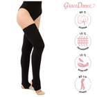 Гетры для гимнастики и танцев Grace Dance №3, длина 80 см, цвет чёрный - Фото 1