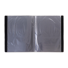 Папка с 20 вкладышами А3, 800 мкм, Calligrata, текстура «песок», чёрная - Фото 4