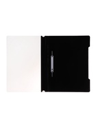 Папка - скоросшиватель Calligrata, А4.160 мкм, чёрная, прозрачный верх - Фото 4