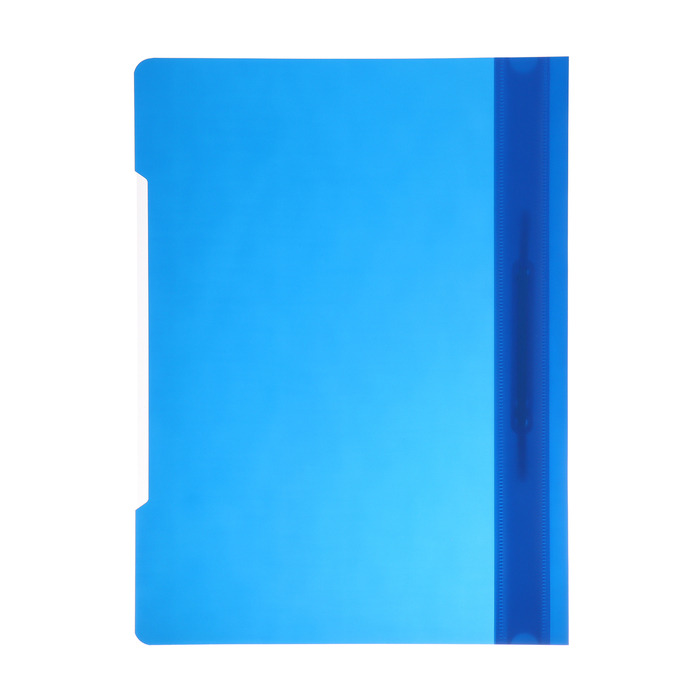 Папка - скоросшиватель Calligrata, А4,160 мкм, синяя, прозрачный верх