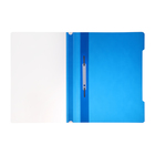 Папка - скоросшиватель Calligrata, А4.160 мкм, синяя, прозрачный верх - Фото 4