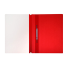 Папка - скоросшиватель Calligrata, А4.160 мкм, красная, прозрачный верх - Фото 4