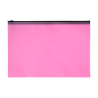 Набор папок-конвертов на ZIP-молнии A4, 150 мкм, Calligrata Pastel, полупрозрачные, 4 штуки, МИКС - Фото 3