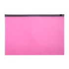 Набор папок-конвертов на ZIP-молнии A4, 150 мкм, Calligrata Pastel, полупрозрачные, 4 штуки, МИКС - Фото 4