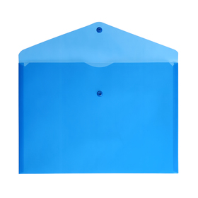 Набор папок- конвертов А4, 150 мкм, Calligrata, прозрачные, 10 штук, синие