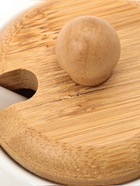 УЦЕНКА Набор керамический для специй на бамбуковой подставке BellaTenero «Герда», 3 предмета: солонка 120 мл, перечница 120 мл, сахарница с ложкой 220 мл, цвет белый - Фото 21