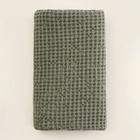 Полотенце вафельное SL HOME: Linen «Олива», 40×70 см, оливковое - Фото 9