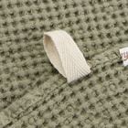 Полотенце вафельное SL HOME: Linen «Олива», 40×70 см, оливковое - Фото 8
