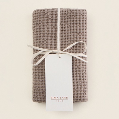 Полотенце вафельное SL HOME: Linen "Саббиа" 60х140 см, 51% лён, 49% хлопок, 235 г/м2