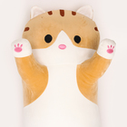 Мягкая игрушка «Котик», толстый, 110 см, цвет рыжий - Фото 3