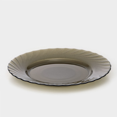 Набор посуды «Океан», 18 предметов, стекло, коричневый