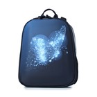 Рюкзак школьный,  синтетическая ткань, 300x370x170 см, ЧЕРНЫЙ - Фото 2