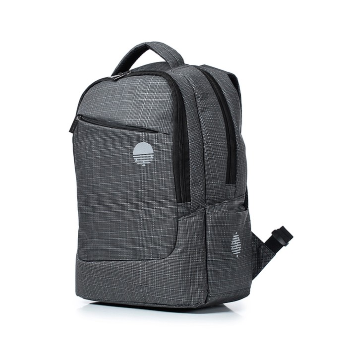 Рюкзак школьный,  синтетическая ткань, 285x390x120 см, СЕРЫЙ - Фото 1