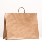 Пакет крафт, без печати, 45×18×35 см 70 г/м² - Фото 1