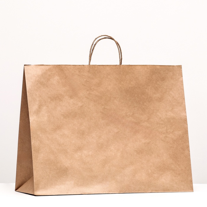Пакет крафт, без печати, 45×18×35 см 70 г/м² - Фото 1