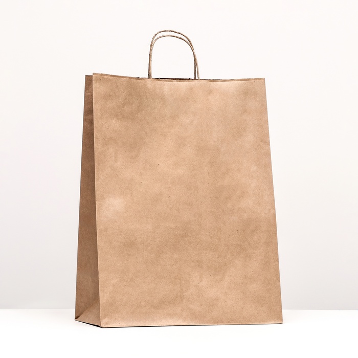 Пакет крафт, 32 х 18 х 43 см 70 г/м2 - Фото 1