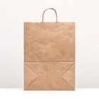 Пакет крафт, 32 х 18 х 43 см 70 г/м2 - Фото 2