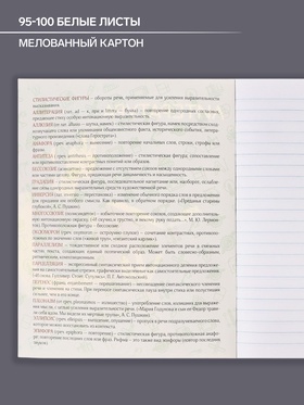 Тетрадь предметная 48 листов в линию, Calligrata «Аниме. Литература», обложка мелованный картон (комплект 5 шт)