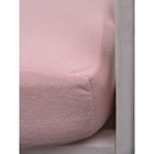 Наматрасник водонепроницаемый, размер 60х120 см, цвет розовый - Фото 3