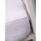 Наматрасник водонепроницаемый, размер 60х140 см, цвет белый - фото 27814191