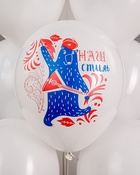 Воздушные шары латексные 12" «Россия — родина моя!», 25 шт., МИКС - фото 34918218