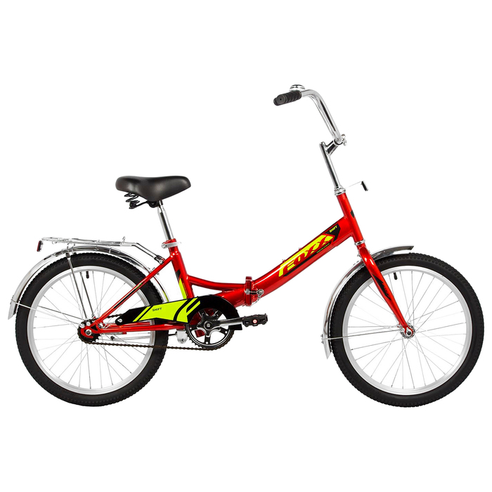 Велосипед складной 20" FOXX SHIFT, красный - Фото 1
