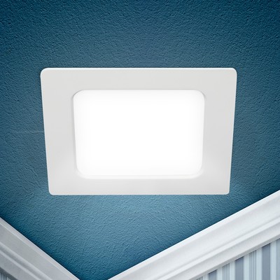 Светильник встраиваемый Эра LED, IP40, 12Вт, 145х145х26,5 мм, 6500К, 998Лм, цвет белый