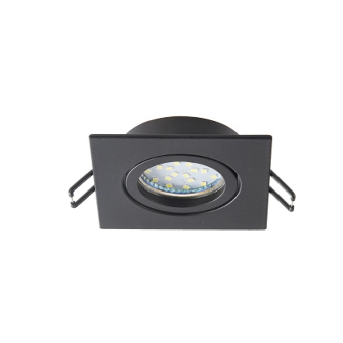 Светильник встраиваемый Эра KL87, IP20, 50Вт, 85х85х20 мм, цвет черный