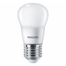 Лампы cветодиодные Philips P45, 6 Вт, E27, 620 Лм, 2700К, свечение тёплое белое