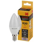 Лампа светодиодная Kodak «Свеча», 7 Вт, E14, 630 Лм, 6500К, свечение холодное белое - фото 4324209
