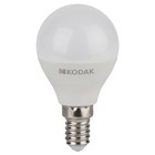 Лампа светодиодная Kodak «Шар», 7 Вт, E14, 630 Лм, 3000К, свечение тёплое белое - Фото 2