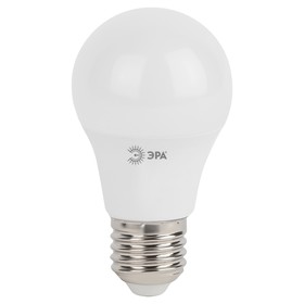 Лампа светодиодная Эра Standard «Груша», 9 Вт, E27, 720 Лм, 4000К, свечение белое