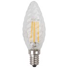 Лампа филаментная Эра «Свеча витая», 5 Вт, Е14, 515 Лм, 2700К, свечение тёплое белое - Фото 2