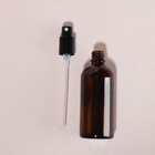 Бутылочка для хранения, с распылителем, 100 мл, цвет коричневый/чёрный - Фото 6