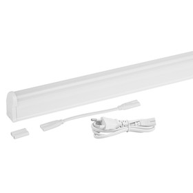 Линейный светодиодный светильник Эра LLED-01, 314х22х37 мм, IP20, 4Вт, 380Лм, 4000К, белый