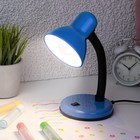 Настольный светильник Эра N-120, IP20, 40Вт, синий - Фото 1