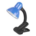 Настольный светильник Эра N-212, IP20, 40Вт, синий - Фото 1