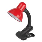 Настольный светильник Эра N-212, IP20, 40Вт, красный - Фото 1